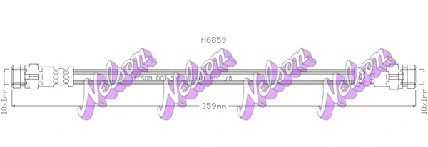 Flexible de frein BROVEX-NELSON H6859
