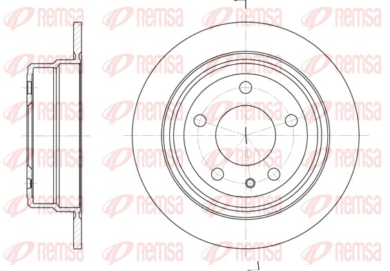 Disque de frein REMSA 6309.00