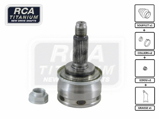 Jeu de joints, arbre de transmission RCA FRANCE SB12