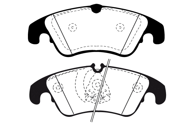 Kit de plaquettes de frein, frein à disque Technika 01801A
