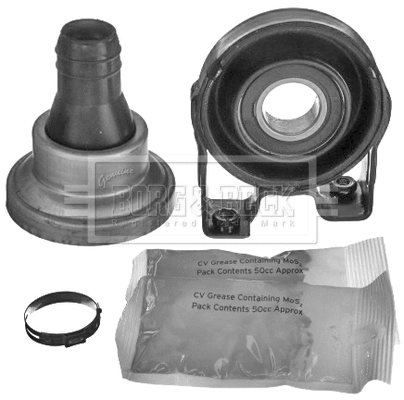 Suspension, arbre de cardan BORG & BECK BPB1015