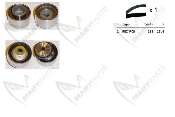 Kit de courroie crantée MABYPARTS OBK010467