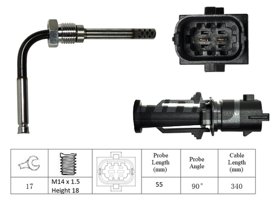 Capteur, température des gaz LEMARK LXT188
