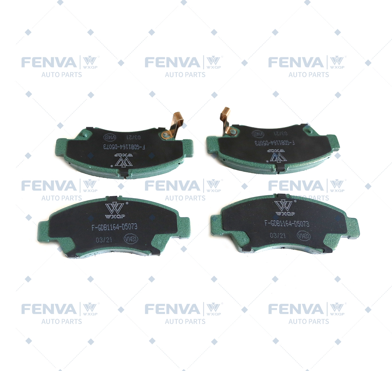 Kit de plaquettes de frein, frein à disque WXQP 40790