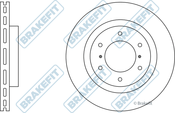 Disque de frein APEC SDK6591