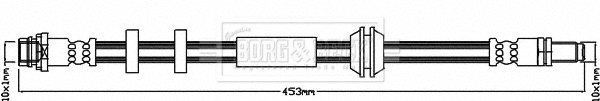 Flexible de frein BORG & BECK BBH8374