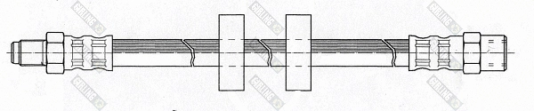 Flexible de frein GIRLING 9002111