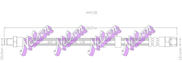 Flexible de frein KAWE H4138