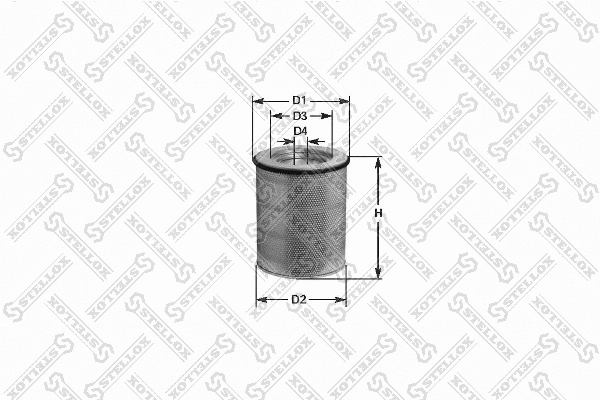 Filtre à air STELLOX 81-21011-SX