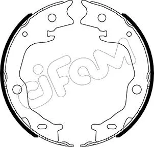 Jeu de mâchoires de frein, frein de stationnement CIFAM 153-645