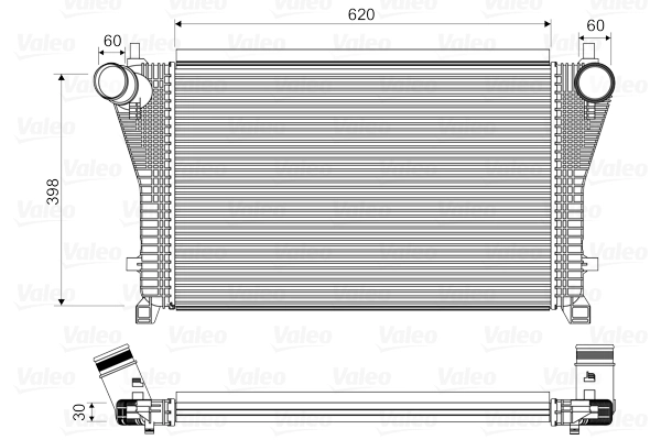 Refroidisseur d'air de suralimentation VALEO 818347