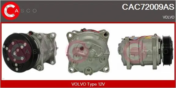 Compresseur, climatisation CASCO CAC72009AS