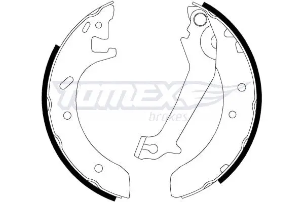 Jeu de mâchoires de frein TOMEX Brakes TX 20-51