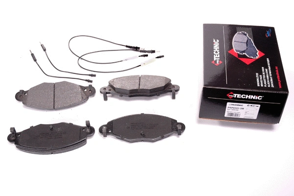 Kit de plaquettes de frein, frein à disque PROTECHNIC PRP0351-3M