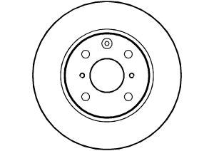 Disque de frein ABTEX BD1261V