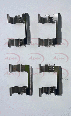 Kit d'accessoires, plaquette de frein à disque APEC KIT1409