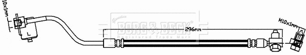Flexible de frein BORG & BECK BBH8631