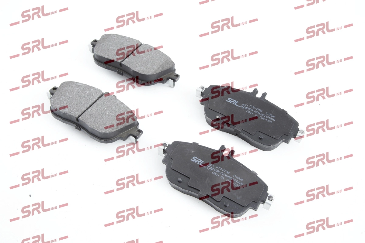 Kit de plaquettes de frein, frein à disque SRLine S70-0796