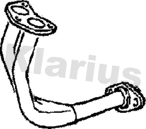 Tuyau d'échappement KLARIUS 301003