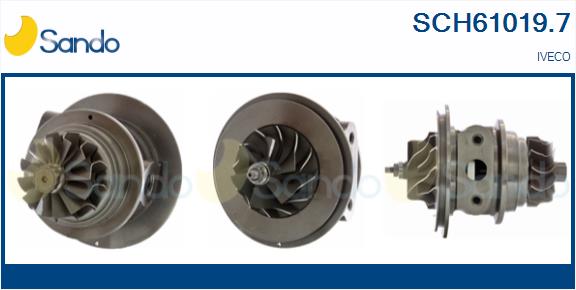 Groupe carter, turbocompresseur SANDO SCH61019.7
