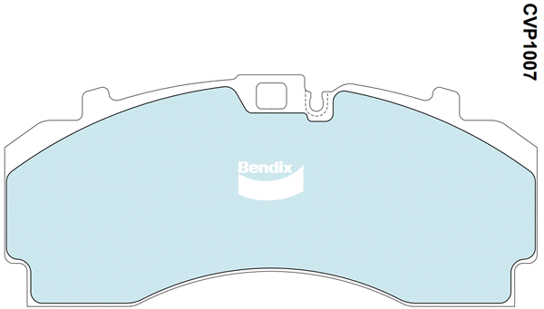 Kit de plaquettes de frein, frein à disque Bendix CVP1007 PT