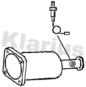 Filtre à particules / à suie, échappement KLARIUS 390182