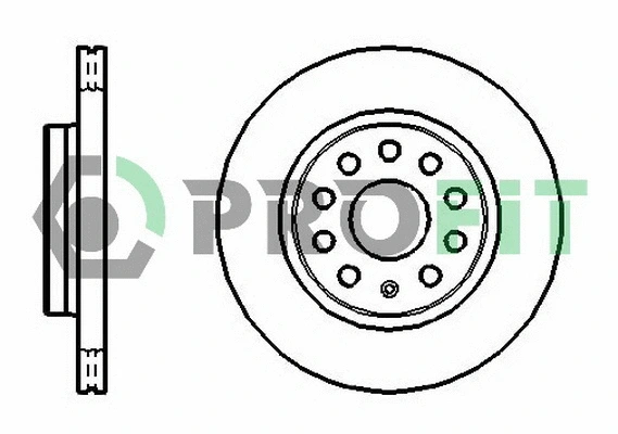 Disque de frein PROFIT 5010-1165