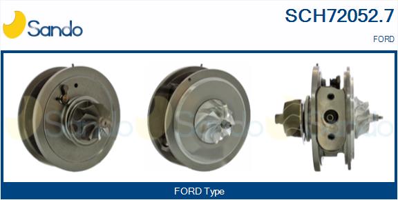 Groupe carter, turbocompresseur SANDO SCH72052.7