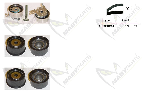 Kit de courroie crantée MABYPARTS OBK010423