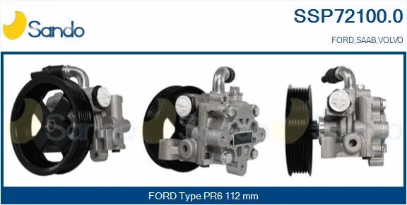 Pompe hydraulique, direction SANDO SSP72100.0