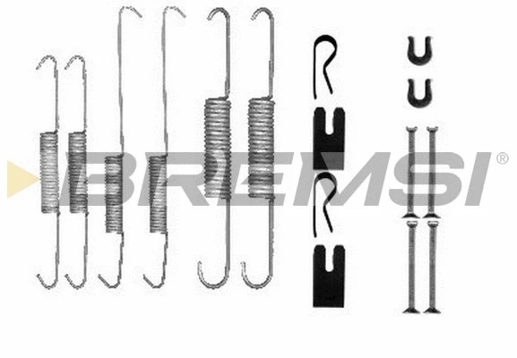 Kit d'accessoires, mâchoire de frein BREMSI SK0854