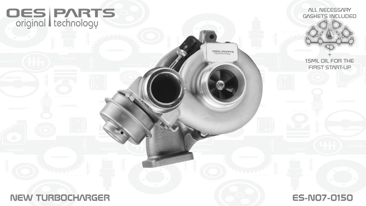 Turbocompresseur, suralimentation OES PARTS ES-N07-0150