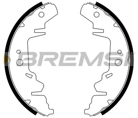 Jeu de mâchoires de frein BREMSI GF0426