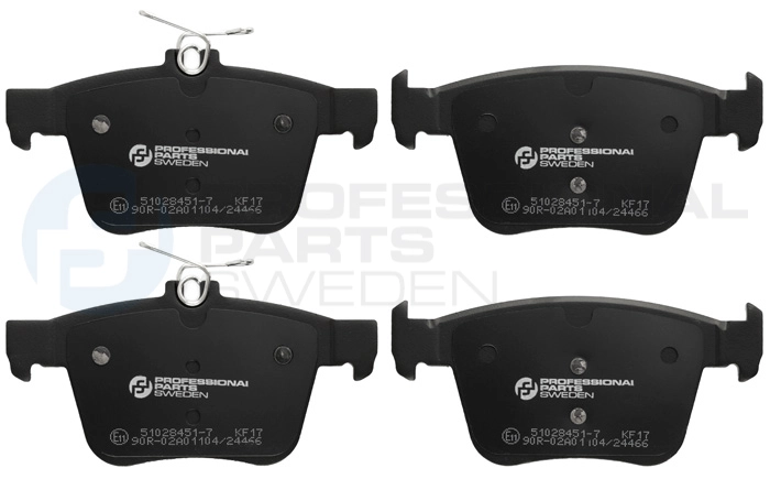 Kit de plaquettes de frein, frein à disque Professional Parts 51028451-7