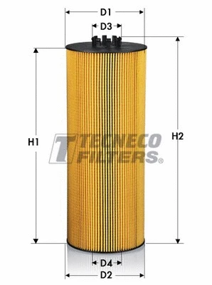 Filtre à huile TECNECO FILTERS OL0300E