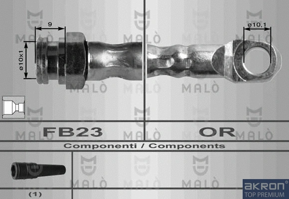 Flexible de frein AKRON-MALÒ 8414