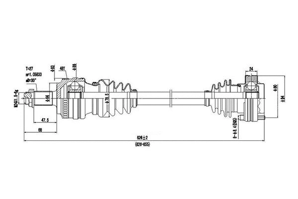 Arbre de transmission DYNAMATRIX DDS205002