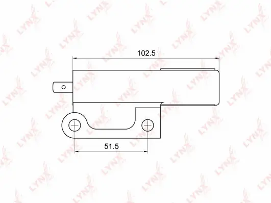 Amortisseur de vibrations, courroie crantée LYNXAUTO PT-1013