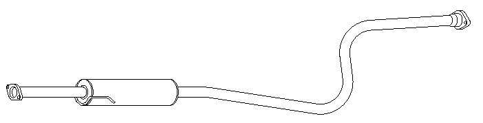 Silencieux central Vellerand 10815