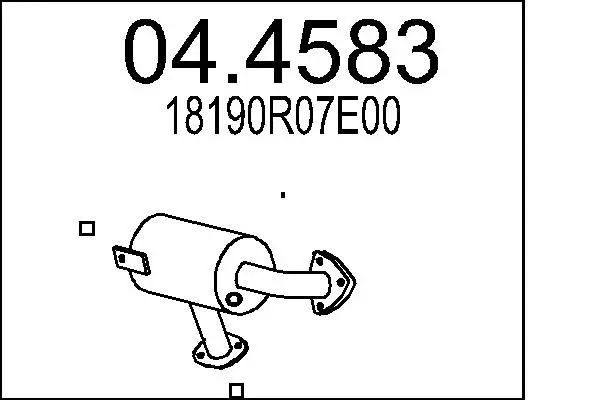 Catalyseur MTS 04.4583