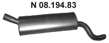 Silencieux arrière EBERSPÄCHER 08.194.83