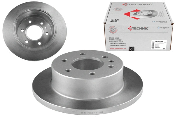 Disque de frein PROTECHNIC PRD5244