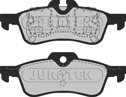 Kit de plaquettes de frein, frein à disque JURATEK JCP1676