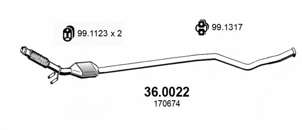 Catalyseur ASSO 36.0022