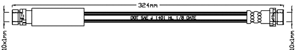 Flexible de frein JURATEK JBH1086