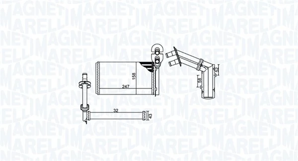 Système de chauffage MAGNETI MARELLI 350218484000
