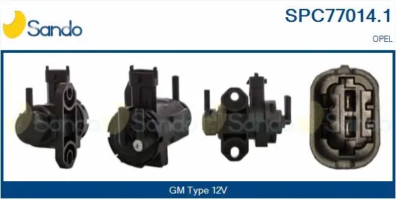 Transmetteur de pression, contrôle des gaz d'échappement SANDO SPC77014.1