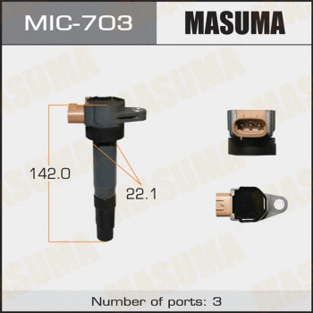 Bobine d'allumage MASUMA MIC-703