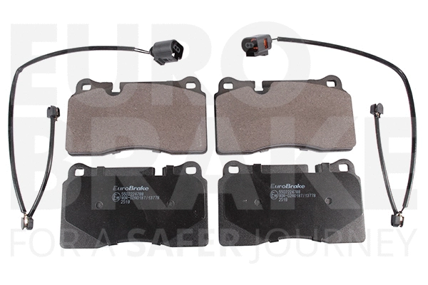 Kit de plaquettes de frein, frein à disque EUROBRAKE 5502224788