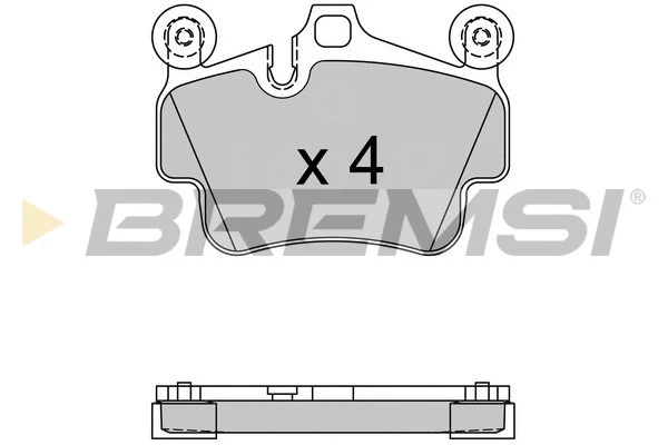 Kit de plaquettes de frein, frein à disque BREMSI BP3564